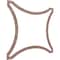 Ekena Millwork 47 14W x 47 14H x 14T Large Lilley Decorative Fretwork Wood Ceiling Panels, Walnut CELW47X47X0250LEYWA - alternate 4